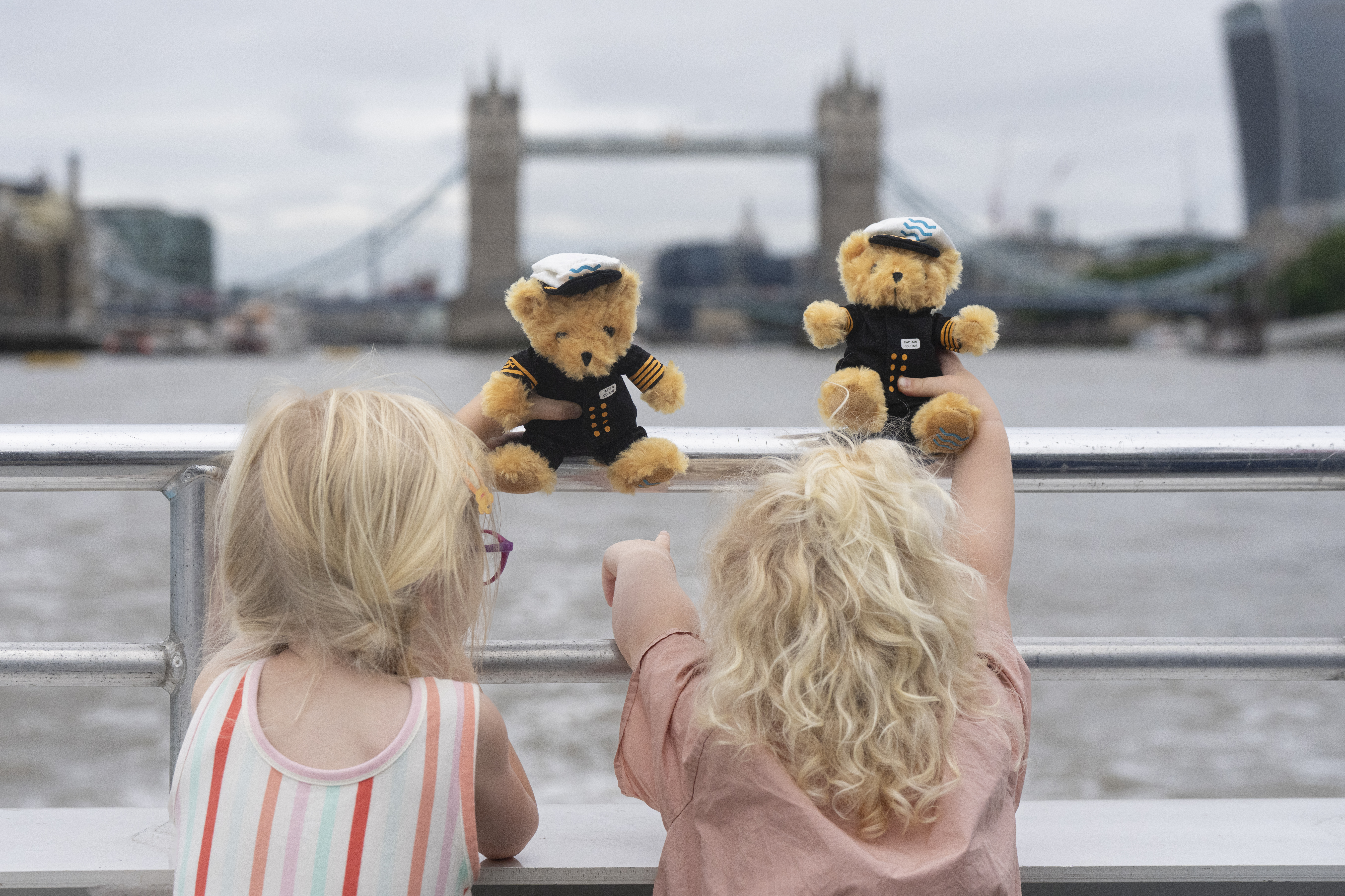 Kids with bears